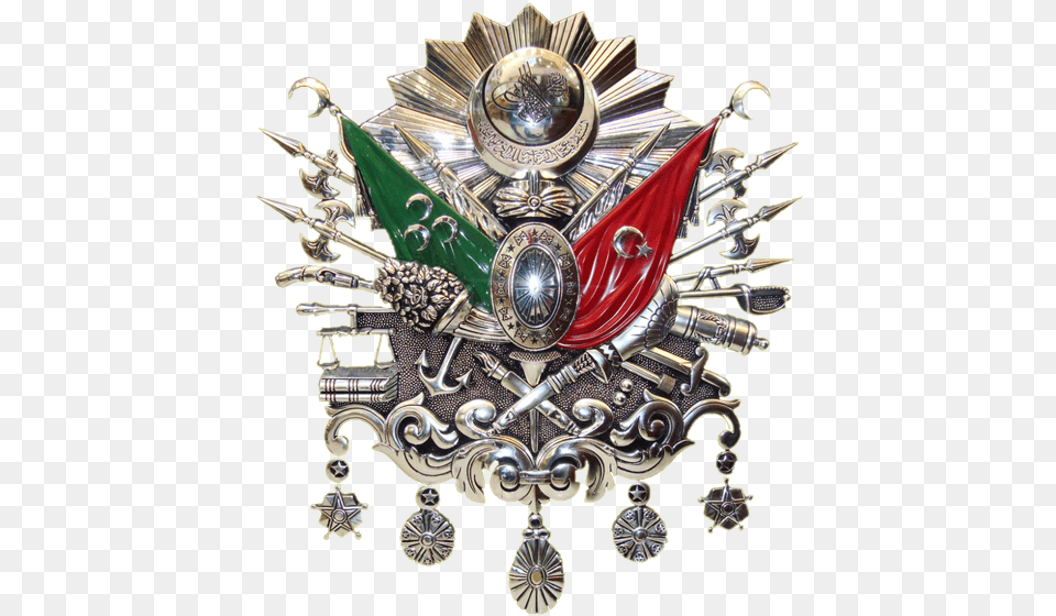 Heroic Ottoman Coat Of Arms Ottoman Empire Symbol, Badge, Logo, Accessories, Emblem Free Png Download
