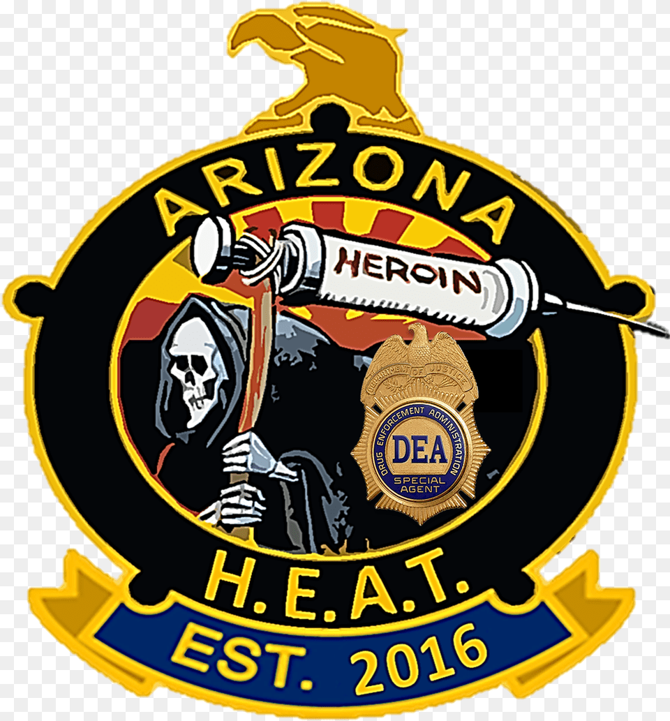 Heroin Enforcement Action Team Logo War On Drugs 2007, Badge, Symbol, Baby, Person Free Transparent Png