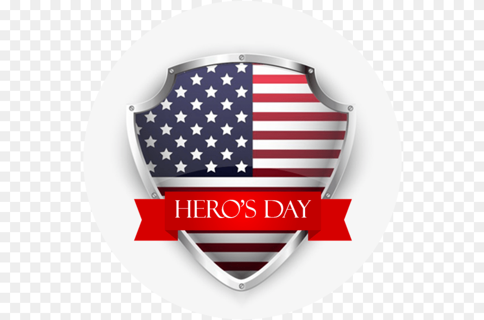Heros Day American Flag Shield, Armor Free Transparent Png