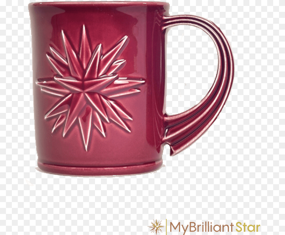 Herrnhut Star Mug Logo Or Silhouette Mybrilliantstar Serveware, Cup, Beverage, Coffee, Coffee Cup Png Image