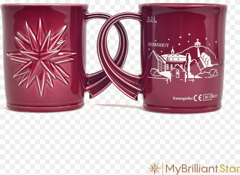 Herrnhut Star Mug Weihnachtstasse Mit Herrnhuter Sterne Logo, Cup, Beverage, Coffee, Coffee Cup Png Image