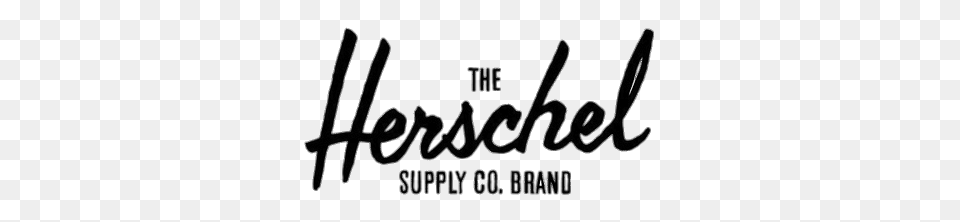 Herschel Logo, Smoke Pipe, Text, Handwriting Free Png Download