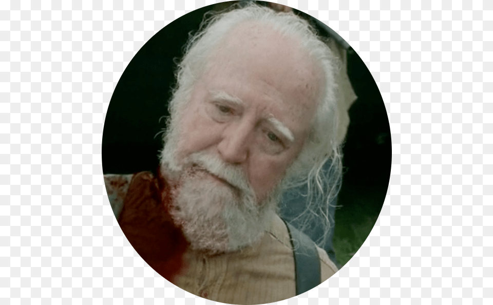 Hershel With His Throat Cut Hershel39s Head Cut Off, Beard, Face, Person, Adult Png Image