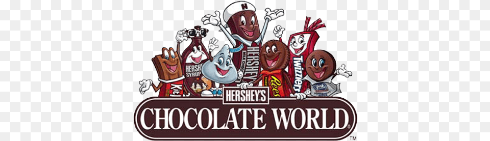 Hershey Ad Icons Chocolate World Logo, Book, Comics, Publication, Dynamite Free Transparent Png