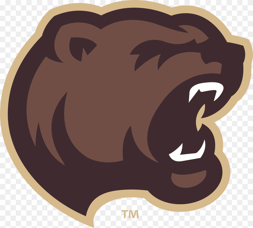 Hershey Bears Logo Transparent Hershey Bears Head Logo, Person, Face, Animal, Wildlife Png Image