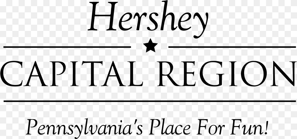 Hershey Capital Region Logo Transparent Calligraphy, Gray Png Image