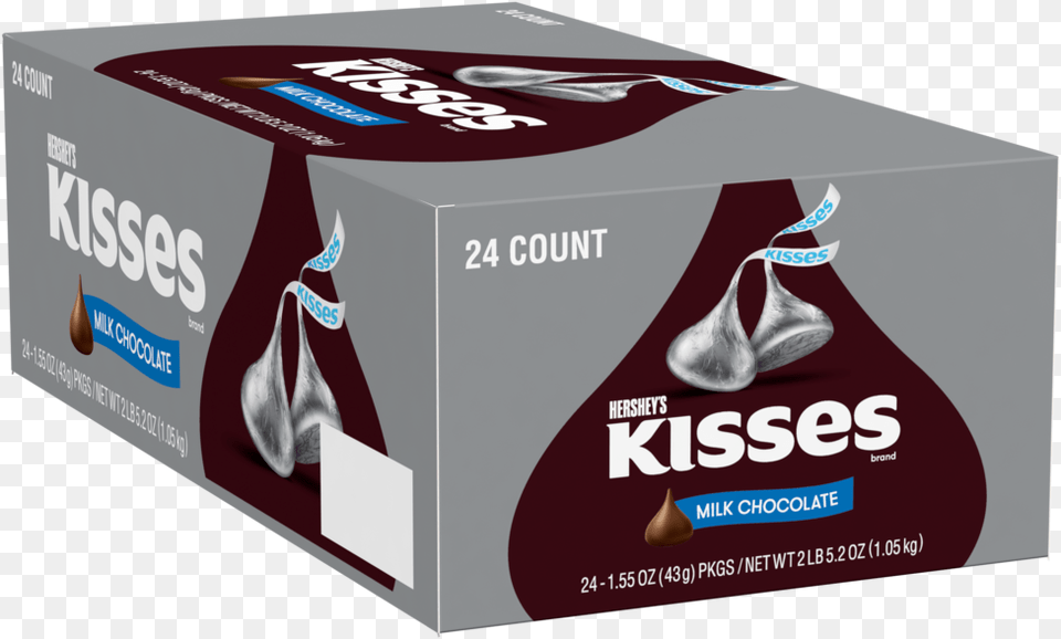 Hershey Kisses 24 New, Box, Food, Ketchup, Cardboard Free Png Download