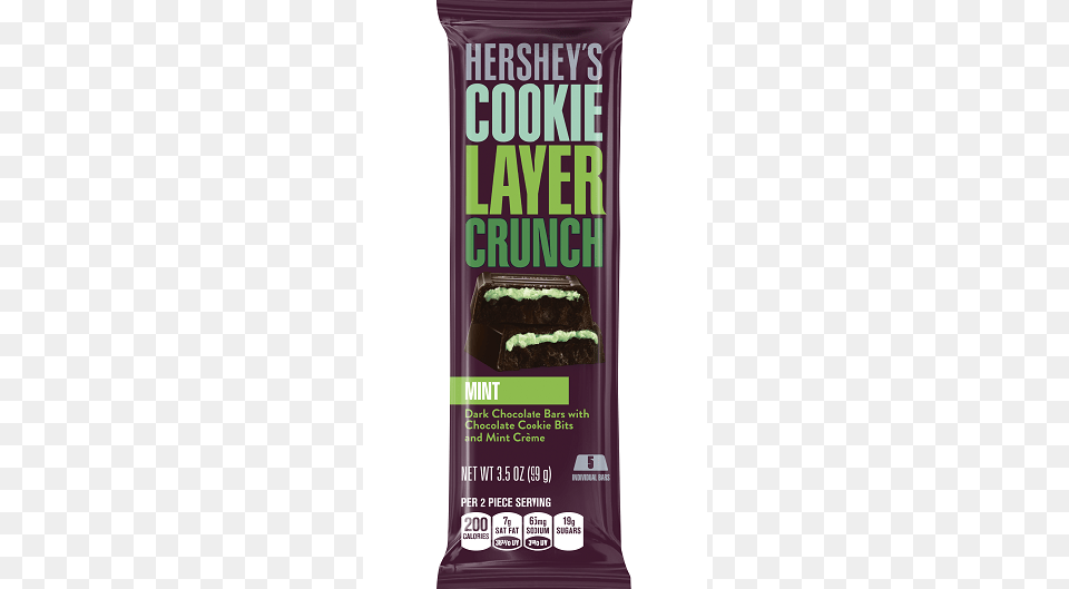 Hersheys Cookie Layer Crunch Mint Bar, Food, Sweets, Chocolate, Dessert Free Png Download