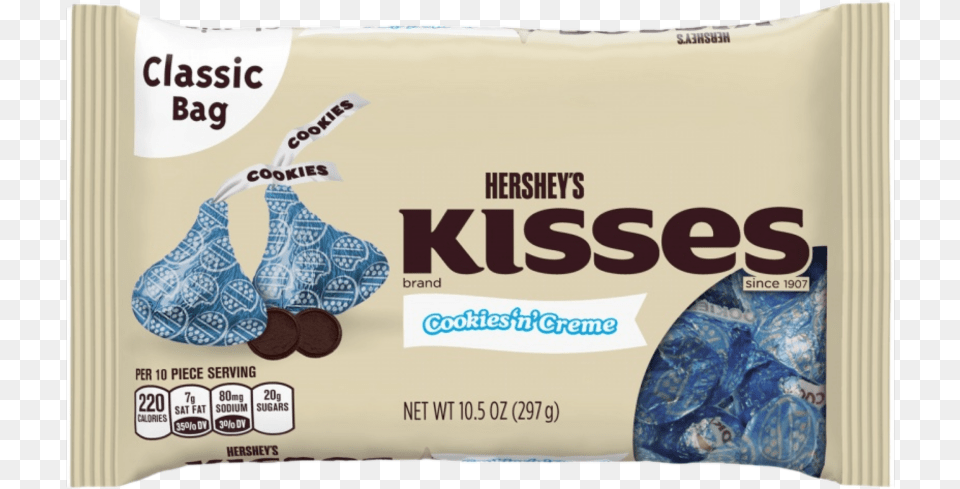 Hersheys Cookies And Cream Kisses, Food, Cushion, Home Decor Png