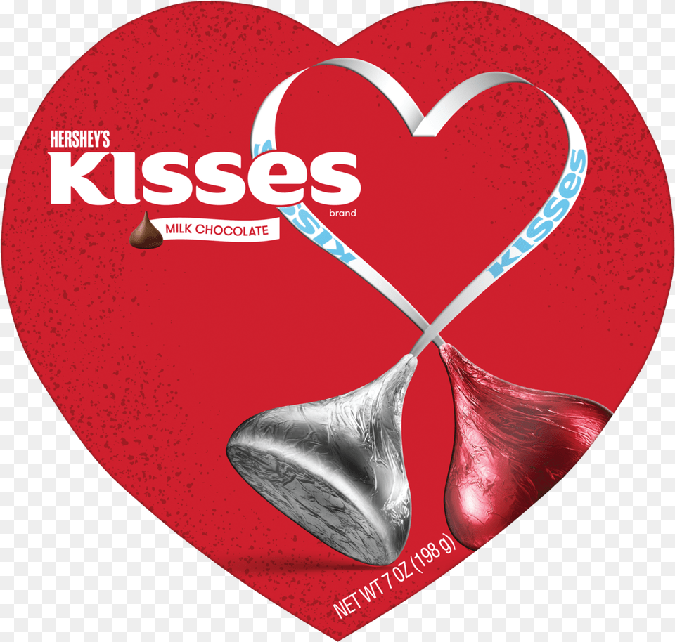 Hersheys Kisses Heart Box Kisses Hersheys Free Png Download
