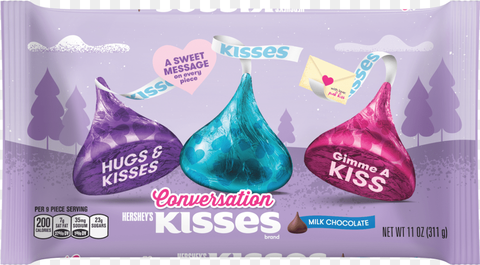 Hersheys Kisses Valentines Pack, Food, Sweets, Candy Free Transparent Png