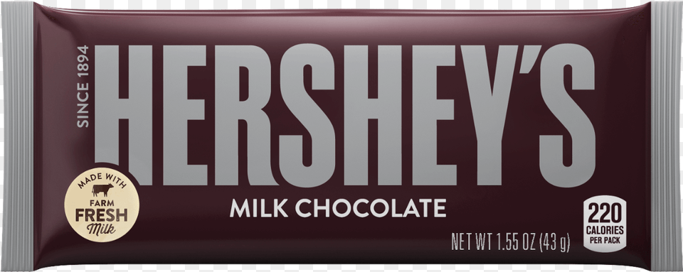Hersheys Milk Chocolate Bar, Food, Sweets, Candy Free Transparent Png
