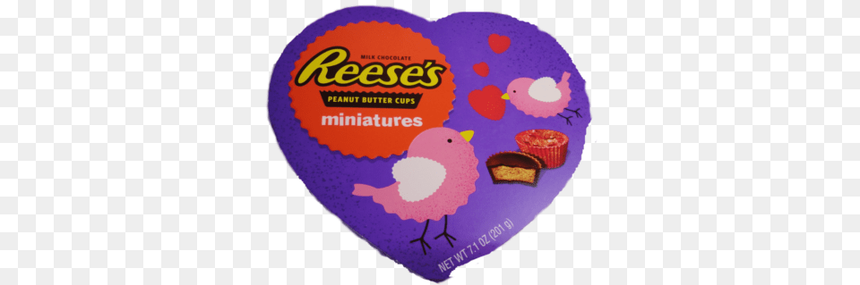 Hersheys Reeses Peanut Butter Cups Miniatures Valentine Heart 71 Oz Peanut Butter Cups, Balloon, Birthday Cake, Cake, Cream Free Png Download