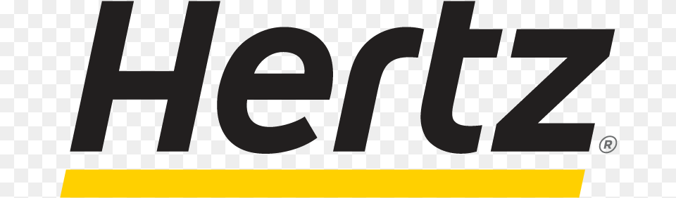 Hertz Hertz Car Rental Logo, Text, Number, Symbol Free Png