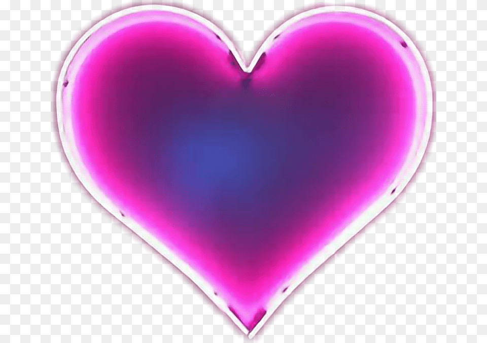 Herz Love Liebe Iloveyou Neon Leuchten Glow Pink Love Heart Small, Light, Purple Free Transparent Png