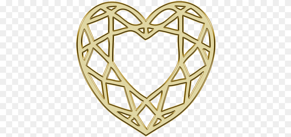 Herz Ornament Golden, Gold, Logo, Accessories, Symbol Free Png
