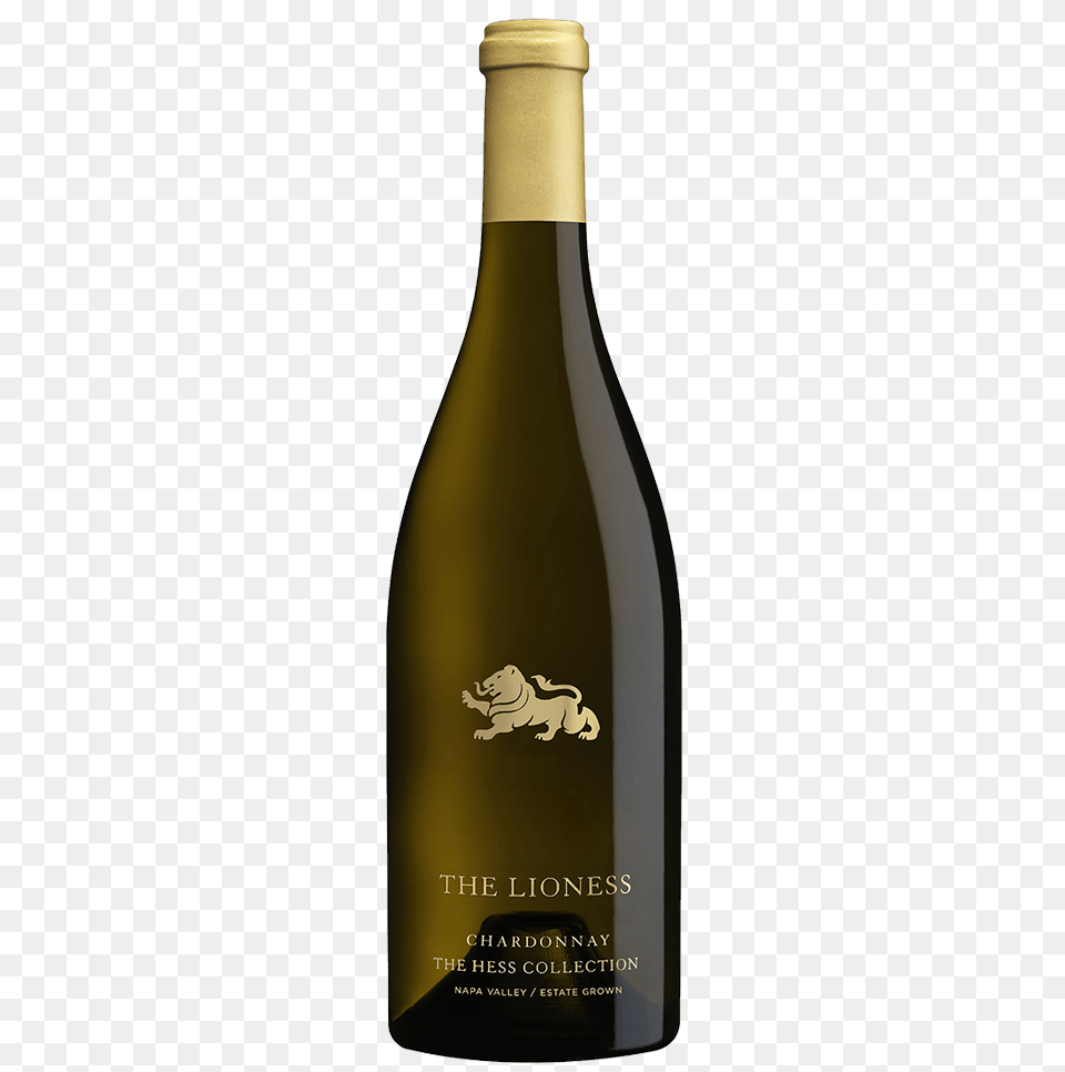 Hess Collection Lioness Chardonnay, Alcohol, Beer, Beverage, Bottle Free Png