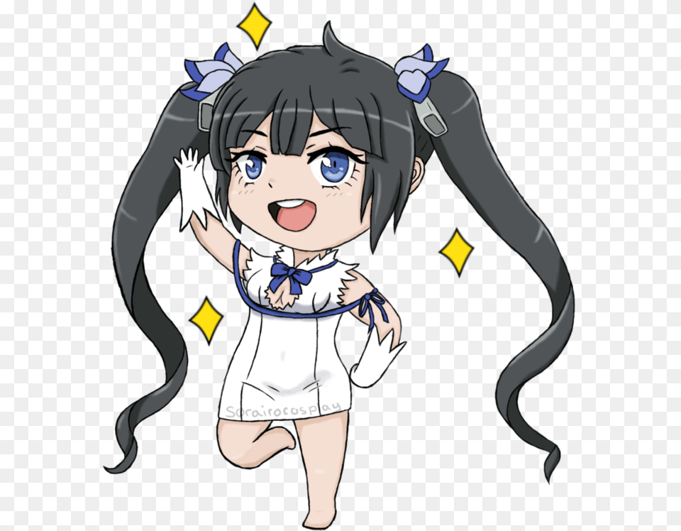 Hestia Anime Chibi, Book, Comics, Publication, Baby Png