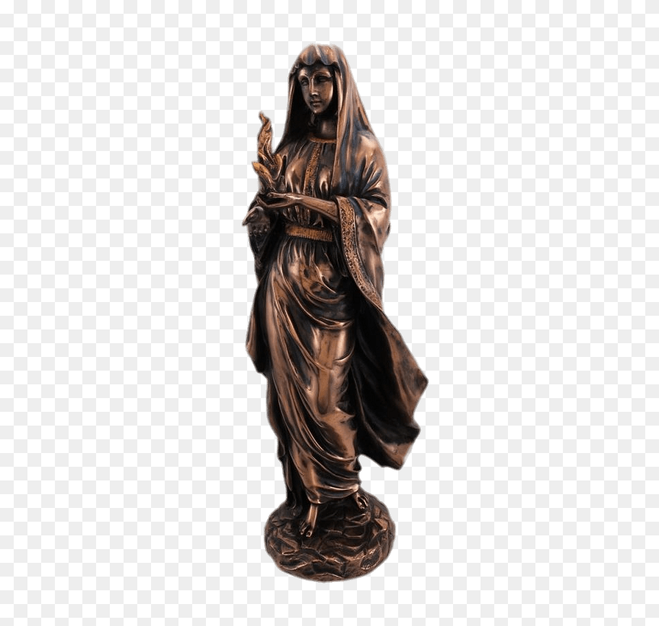 Hestia Statuette, Bronze, Adult, Female, Person Png