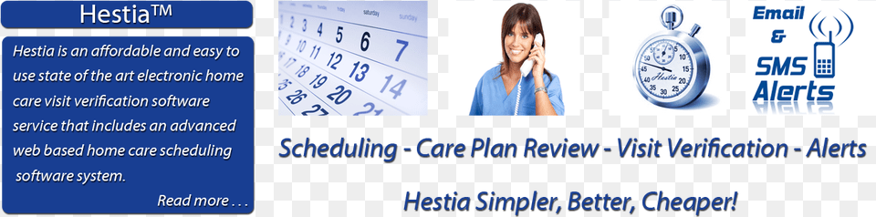 Hestia Web Based Home Care Scheduling And Visit Verification Project Schedule, Adult, Female, Person, Woman Free Transparent Png