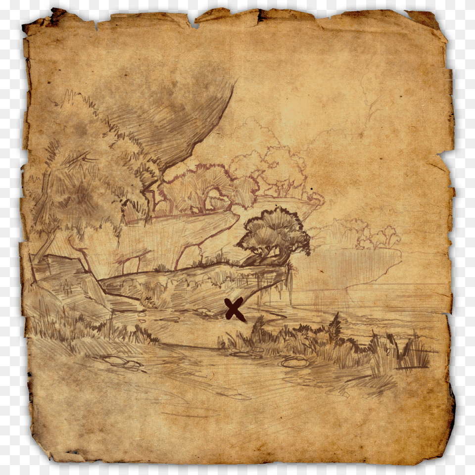 Hewquots Bane Treasure Map Eso Eso Clockwork City Treasure Map, Archaeology, Art, Painting, Wood Png Image