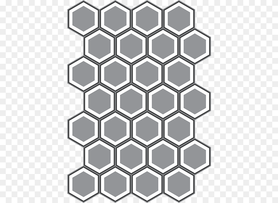 Hex 03 Monochrome, Food, Honey, Honeycomb, Pattern Free Png