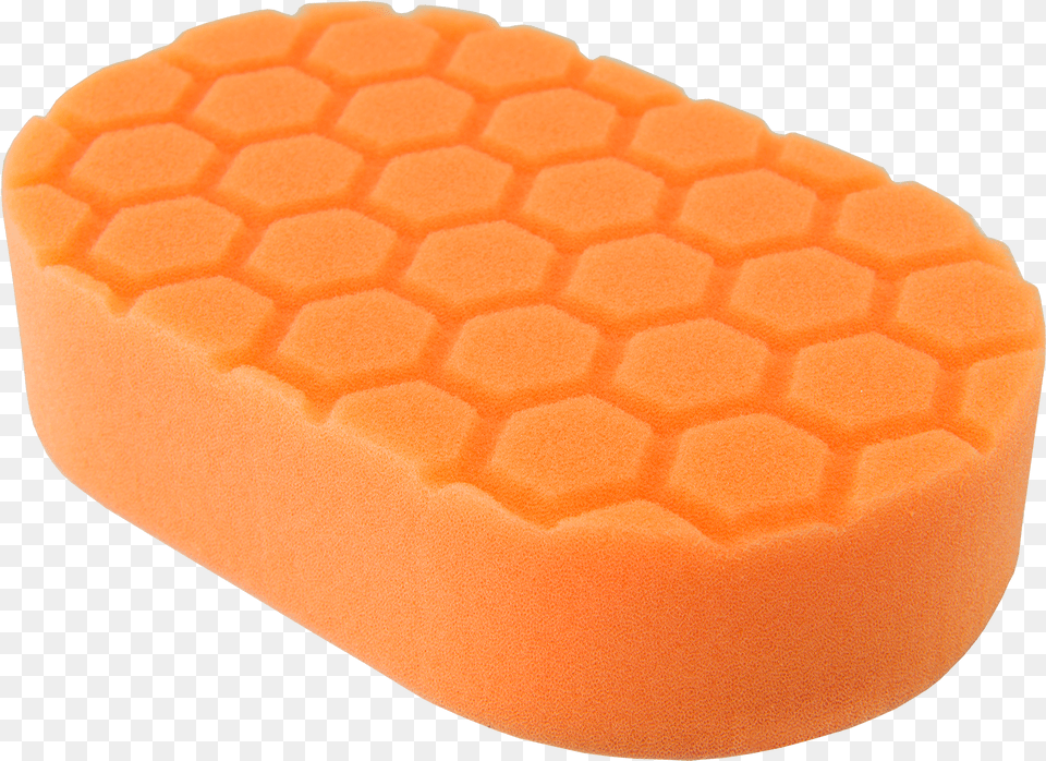 Hex Logic Orange Cutting Hand Pad Mattress, Sponge Free Png Download
