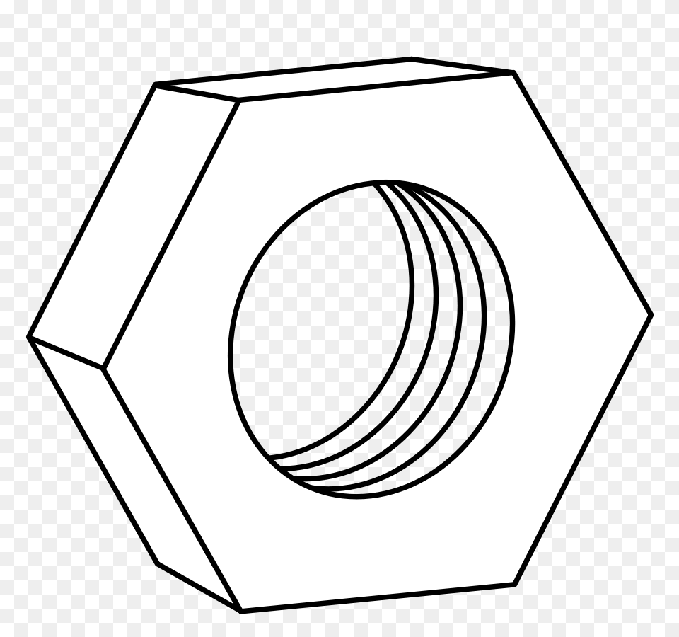 Hex Nut For Bolts Clip Arts For Web, Sphere Png Image