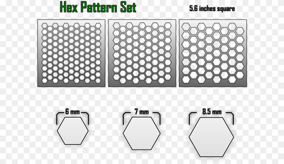 Hex Pattern Airbrush Stencils Airbrush Pattern Stencil, Electronics, Food, Honey, Qr Code Free Png Download