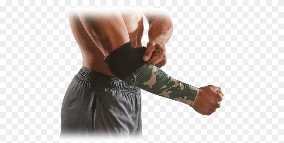Hex Reversible Shooter Arm Sleevesingleclass Leather, Adult, Male, Man, Person Png Image
