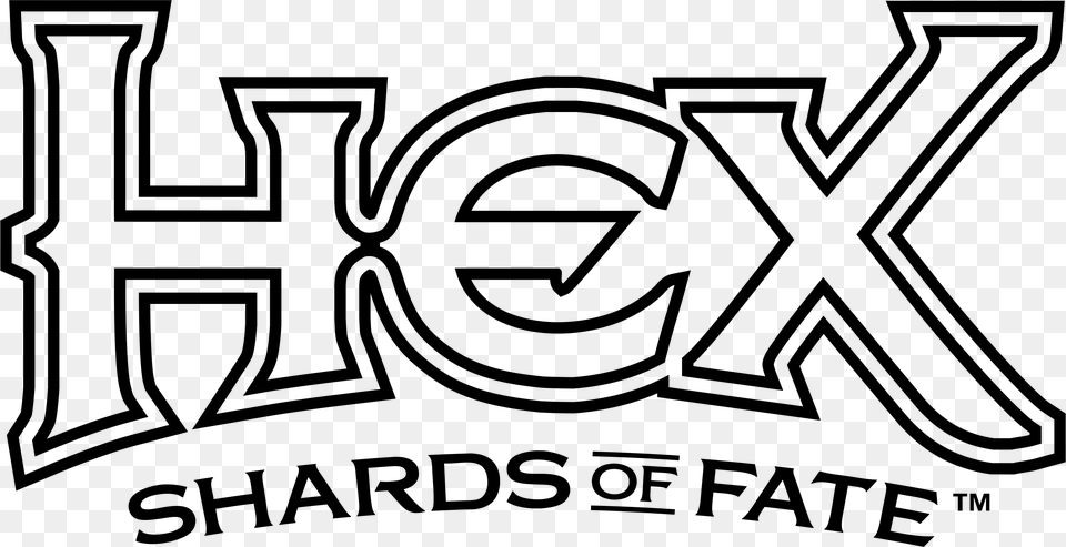 Hex Shards Of Fate Logo, Gray Free Transparent Png