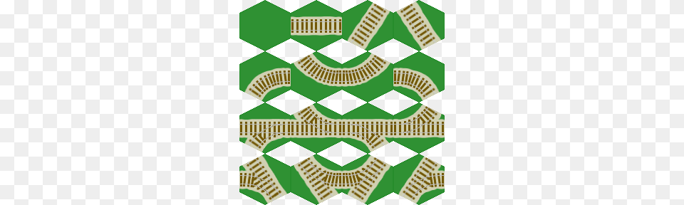 Hex Tile Railway Tracks, Pattern, Art, Graphics Png Image