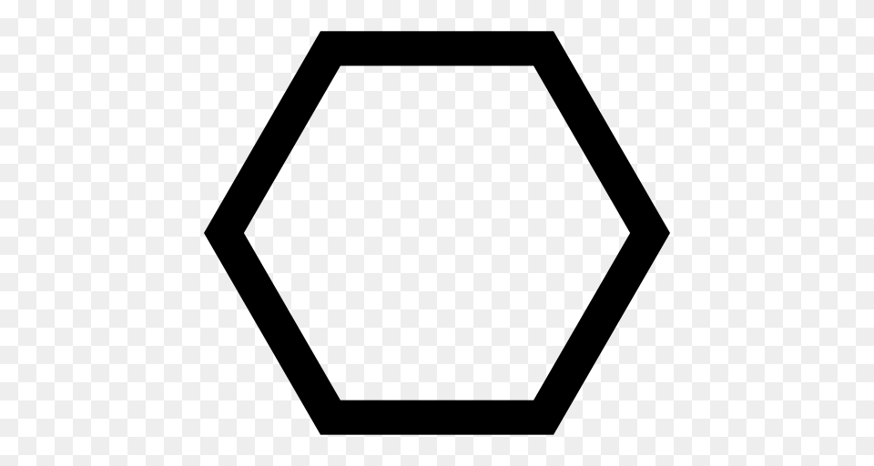 Hexagon, Sign, Symbol, Road Sign Free Png Download