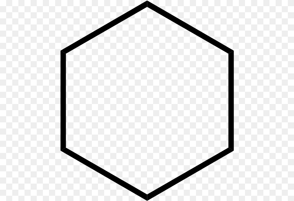 Hexagon, Gray Png Image