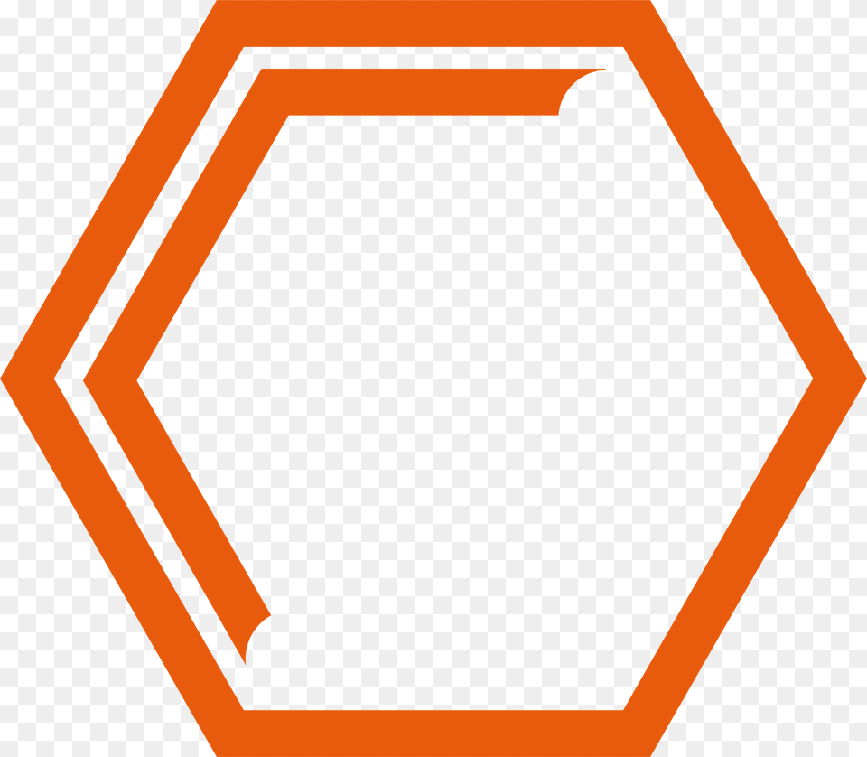 Hexagon, Sign, Symbol, Road Sign Free Transparent Png