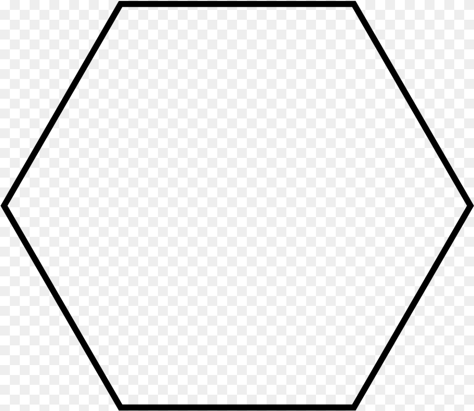 Hexagon, Gray Png Image