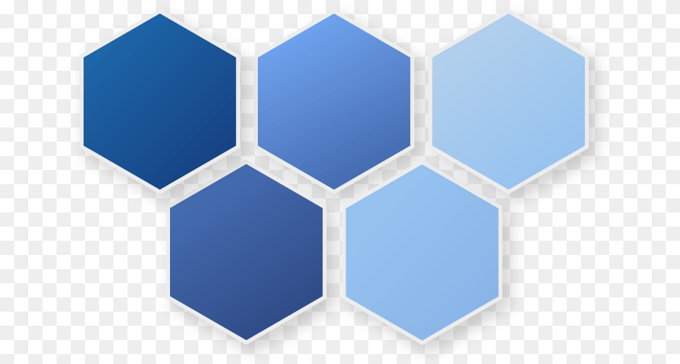 Hexagon Blue, Food, Honey, Honeycomb, Cross Free Png Download