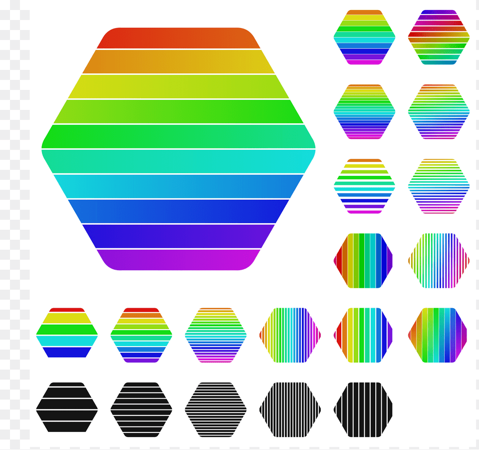 Hexagon Clipart, Art, Graphics, Pattern Png Image