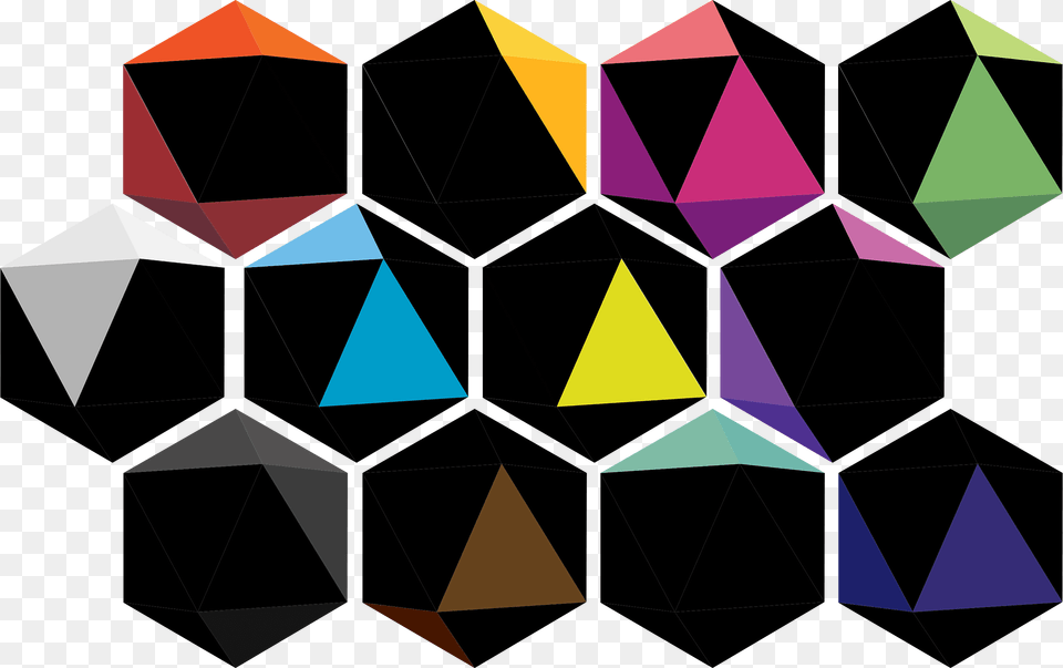 Hexagon Clipart, Triangle, Art, Paper Free Png Download