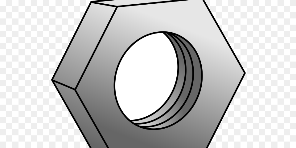 Hexagon Clipart Nuts And Bolt Nuts And Bolts Drawing, Hole, Lighting Png