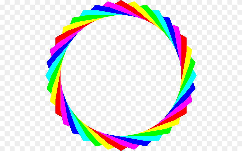 Hexagon Clipart Rainbow, Oval, Hoop Png Image