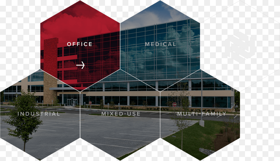 Hexagon Commercial Building, Architecture, Office Building, Convention Center, Transportation Free Transparent Png