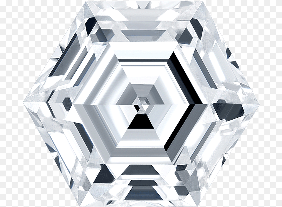 Hexagon Cut Diamond, Accessories, Gemstone, Jewelry, Crystal Free Png Download