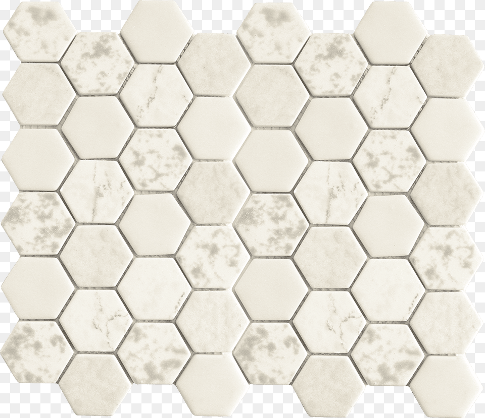 Hexagon Glass Tile White Texture Tiles Hexagonal Texture, Floor, Pattern, Flooring Png Image