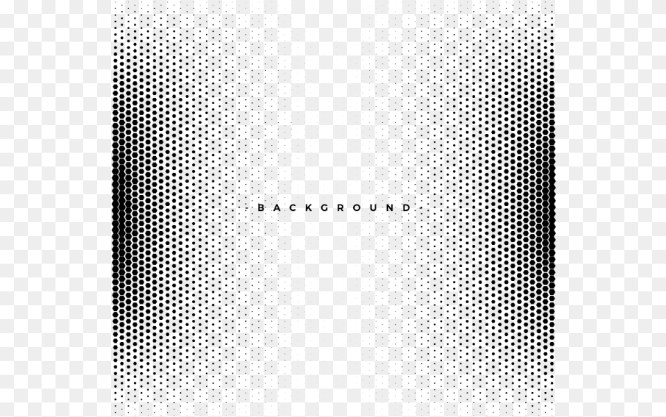 Hexagon Halftone Element Monochrome Abstract Graphic Mesh, Gray Free Transparent Png