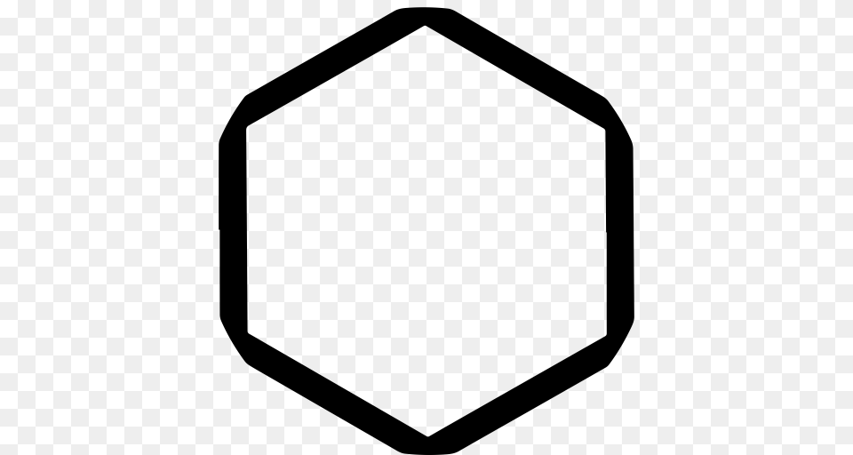 Hexagon Icon With And Vector Format For Free Unlimited, Gray Png