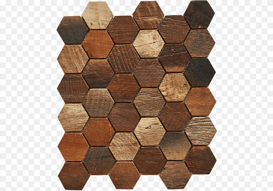 Hexagon Mosaic Sample Mosaic, Indoors, Interior Design, Wood, Floor Free Png Download