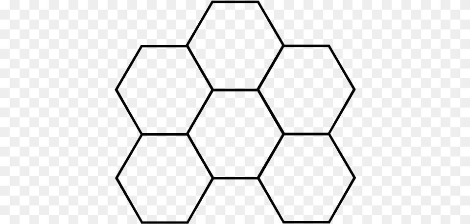 Hexagon Overlay, Gray Free Png