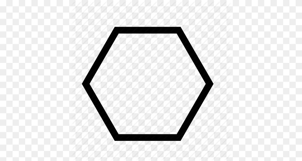 Hexagon Shape Icon, Symbol Free Png