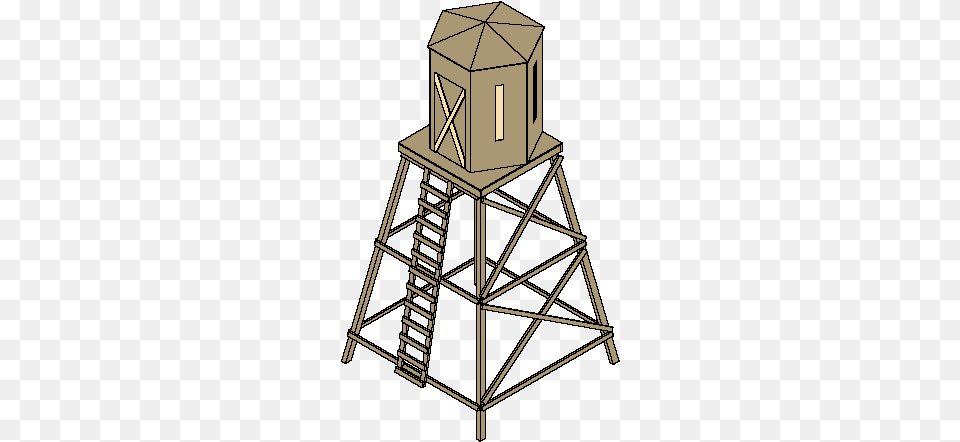 Hexagon Tower, Architecture, Building, Water Tower Png